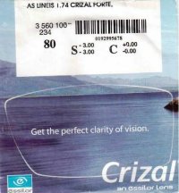 Lineis 1.74 AS Crizal Forte  